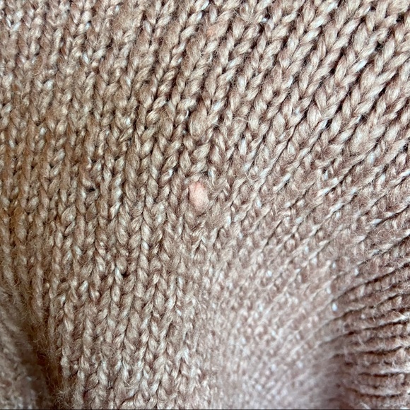 Wild Fable | Cropped Ruffle Pullover Knit Sweater | Dusty Rose | Size XXL - Picture 10 of 10